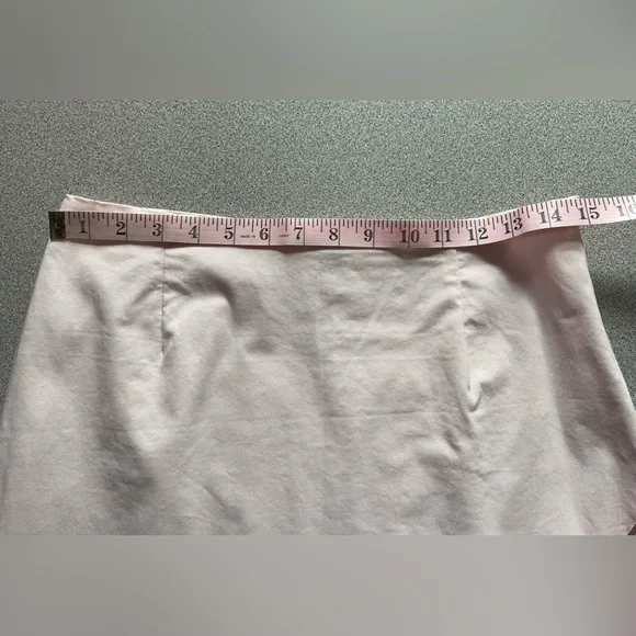 Vintage Smart Set Stretch Light Pink Skirt Size 13 - Picture 9 of 11